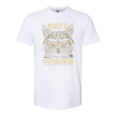 Rage Is Consuming Me Cat Meme Softstyle® CVC T-Shirt