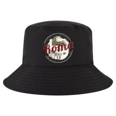 Rome Italy Colosseum Vintage Souvenir Cool Comfort Performance Bucket Hat