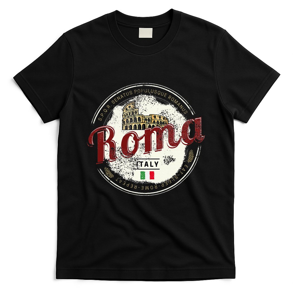 Rome Italy Colosseum Vintage Souvenir T-Shirt