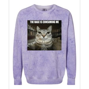 Rage Is Consuming Me Colorblast Crewneck Sweatshirt