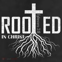 Rooted In Christ Christian Religious Christian 7 Panel Mesh Trucker Snapback Hat