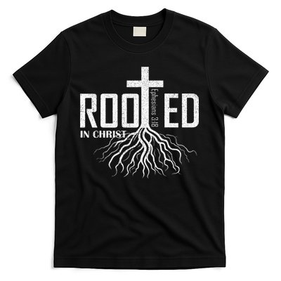 Rooted In Christ Christian Religious Christian T-Shirt