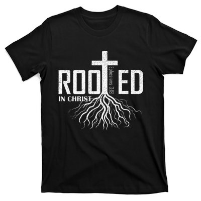 Rooted In Christ Christian Religious Christian T-Shirt