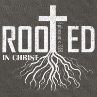 Rooted In Christ Christian Religious Christian Cotton Canvas Backpack