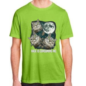 Rage Is Consuming Me Three Cat Moon Adult ChromaSoft Performance T-Shirt