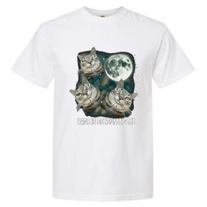 Rage Is Consuming Me Three Cat Moon Garment-Dyed Heavyweight T-Shirt