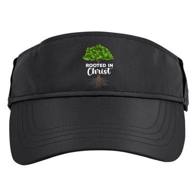 Rooted In Christ Theology Jesus Christ Christian Faith Adult Drive Performance Visor