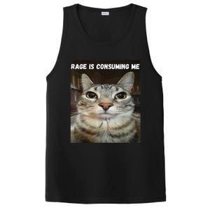 Rage Is Consuming Me Cat PosiCharge Competitor Tank