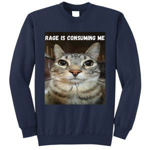 Rage Is Consuming Me Cat Sweatshirt