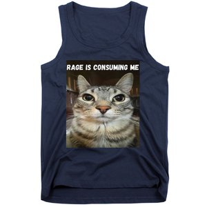 Rage Is Consuming Me Cat Tank Top