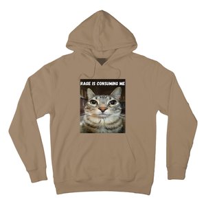 Rage Is Consuming Me Cat Hoodie