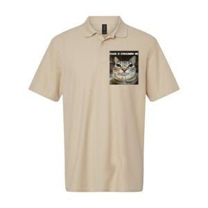 Rage Is Consuming Me Cat Softstyle Adult Sport Polo