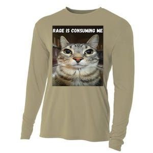 Rage Is Consuming Me Cat Cooling Performance Long Sleeve Crew