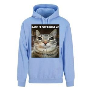 Rage Is Consuming Me Cat Unisex Surf Hoodie