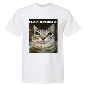 Rage Is Consuming Me Cat Garment-Dyed Heavyweight T-Shirt