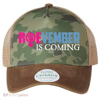 Roevember Is Coming November Vote Roe Supreme Court Meme Legacy Tie Dye Trucker Hat