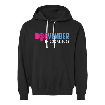 Roevember Is Coming November Vote Roe Supreme Court Meme Garment-Dyed Fleece Hoodie
