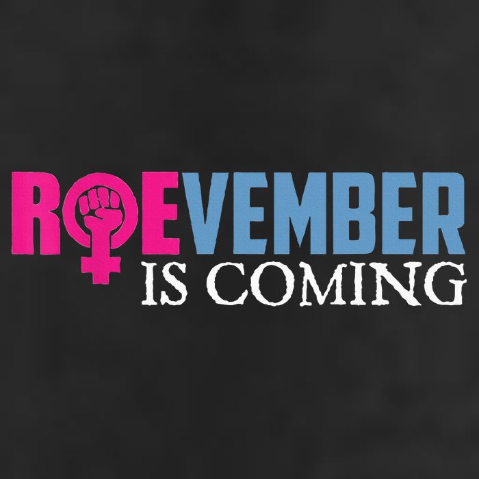 Roevember Is Coming November Vote Roe Supreme Court Meme 7 Panel Mesh Trucker Snapback Hat