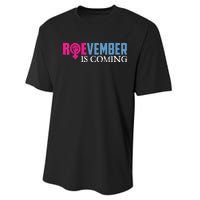 Roevember Is Coming November Vote Roe Supreme Court Meme Performance Sprint T-Shirt