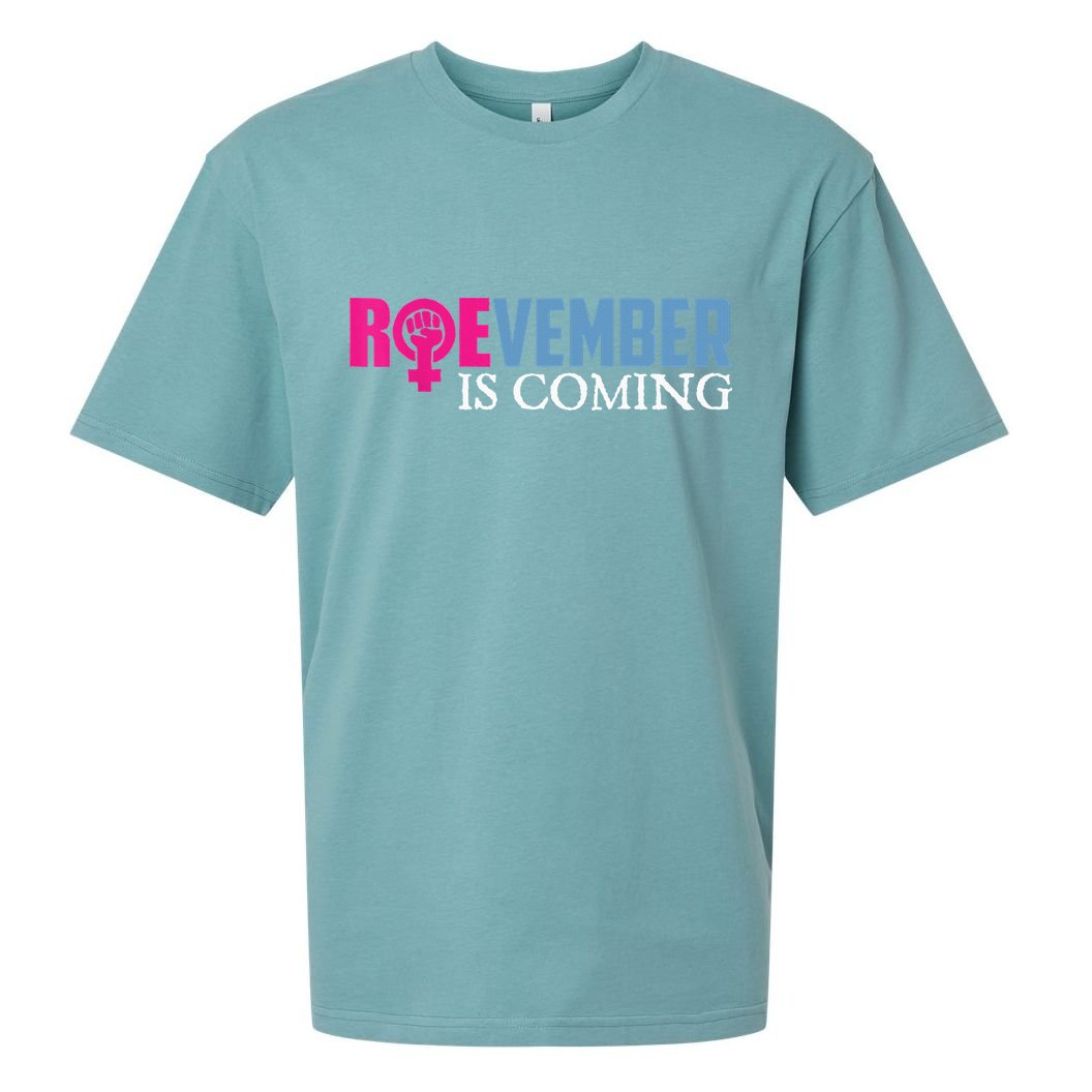 Roevember Is Coming November Vote Roe Supreme Court Meme Sueded Cloud Jersey T-Shirt