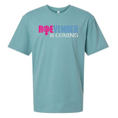 Roevember Is Coming November Vote Roe Supreme Court Meme Sueded Cloud Jersey T-Shirt