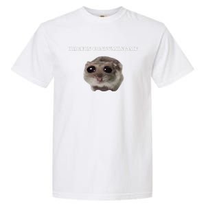 Rage Is Consuming Me Hamster Meme Garment-Dyed Heavyweight T-Shirt