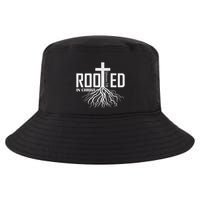 Rooted In Christ Christian Religious Christian Cool Comfort Performance Bucket Hat