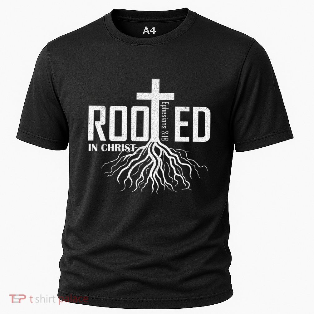 Rooted In Christ Christian Religious Christian Performance Shirt