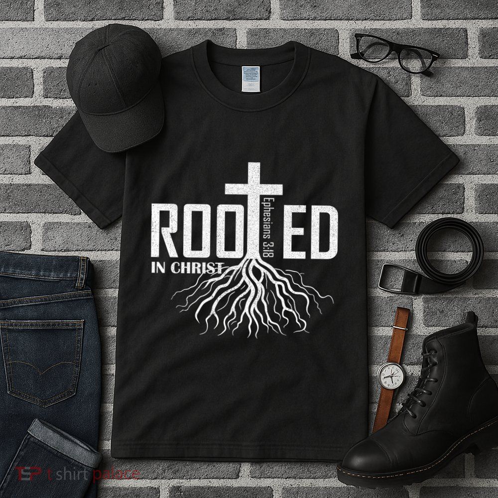 Rooted In Christ Christian Religious Christian Tall T-Shirt