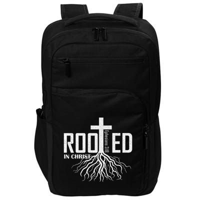 Rooted In Christ Christian Religious Christian Impact Tech Backpack