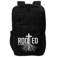 Rooted In Christ Christian Religious Christian Impact Tech Backpack