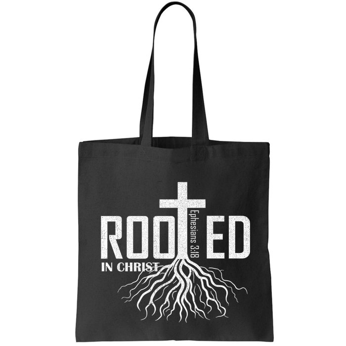 Rooted In Christ Christian Religious Christian Bag