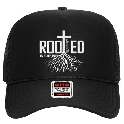 Rooted In Christ Christian Religious Christian Trucker Hat