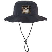 Rage Is Consuming Me Silly Staring Cat Meme Legacy Cool Fit Booney Bucket Hat