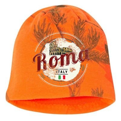 Rome Italy Colosseum Vintage Souvenir Kati - Camo Knit Beanie