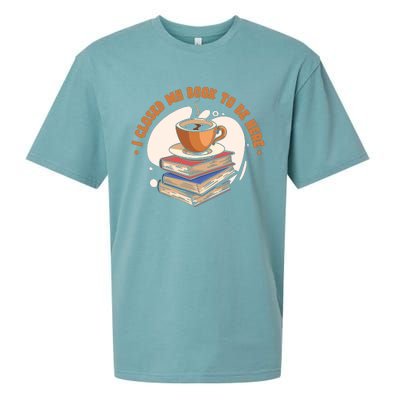 Reader I Closed My Book To Be Here Book Coffee Sueded Cloud Jersey T-Shirt