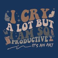 Retro I Cry A Lot But I Am So Productive Funny Trending Meme Magnet