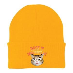 Rage Is Consuming Me Cat Knit Cap Winter Beanie