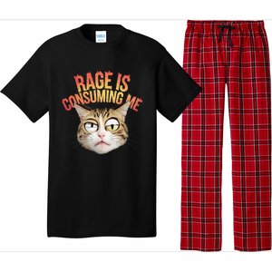 Rage Is Consuming Me Cat Pajama Set