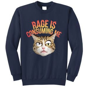 Rage Is Consuming Me Cat Sweatshirt