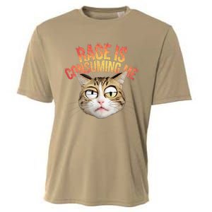 Rage Is Consuming Me Cat Cooling Performance Crew T-Shirt