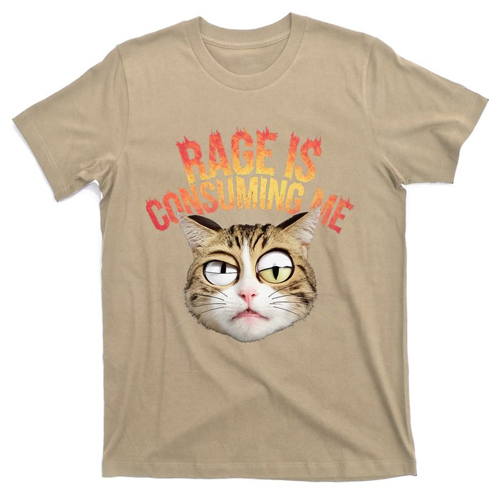 Rage Is Consuming Me Cat T-Shirt