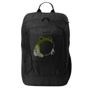 Rage Is Consuming Me Meme Frog Meme City Backpack