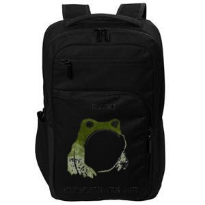 Rage Is Consuming Me Meme Frog Meme Impact Tech Backpack