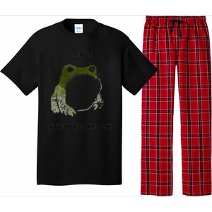 Rage Is Consuming Me Meme Frog Meme Pajama Set