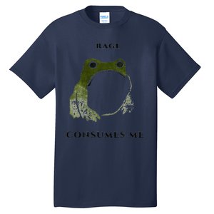 Rage Is Consuming Me Meme Frog Meme Tall T-Shirt