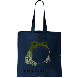 Rage Is Consuming Me Meme Frog Meme Tote Bag