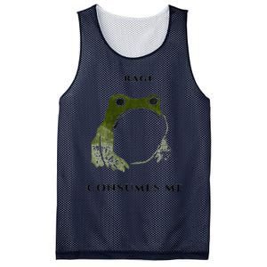 Rage Is Consuming Me Meme Frog Meme Mesh Reversible Basketball Jersey Tank