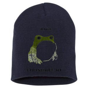 Rage Is Consuming Me Meme Frog Meme Short Acrylic Beanie