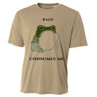 Rage Is Consuming Me Meme Frog Meme Cooling Performance Crew T-Shirt